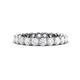 1 - Tiffany 3.00 mm White Sapphire Eternity Band 