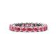 1 - Tiffany 3.00 mm Pink Tourmaline Eternity Band 