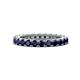 1 - Ellen 2.70 mm Blue Sapphire Eternity Band 