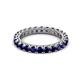 2 - Ellen 2.70 mm Blue Sapphire Eternity Band 