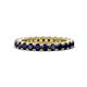 1 - Ellen 2.70 mm Blue Sapphire Eternity Band 