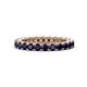 1 - Ellen 2.70 mm Blue Sapphire Eternity Band 