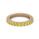 2 - Ellen 2.70 mm Yellow Sapphire Eternity Band 