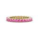 1 - Ellen 2.70 mm Pink Sapphire Eternity Band 