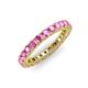 2 - Ellen 2.70 mm Pink Sapphire Eternity Band 