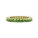 1 - Ellen 2.70 mm Green Garnet Eternity Band 