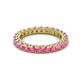 2 - Ellen 2.70 mm Pink Tourmaline Eternity Band 