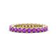 1 - Ellen 2.70 mm Amethyst Eternity Band 