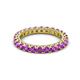 2 - Ellen 2.70 mm Amethyst Eternity Band 