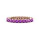 1 - Ellen 2.70 mm Amethyst Eternity Band 