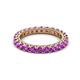 2 - Ellen 2.70 mm Amethyst Eternity Band 