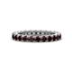 1 - Ellen 2.70 mm Red Garnet Eternity Band 