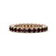 1 - Ellen 2.70 mm Red Garnet Eternity Band 