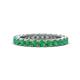1 - Ellen 2.70 mm Emerald Eternity Band 