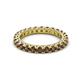 2 - Ellen 2.70 mm Smoky Quartz Eternity Band 