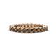 1 - Ellen 2.70 mm Smoky Quartz Eternity Band 