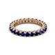 2 - Ellen 2.70 mm Blue Sapphire Eternity Band 
