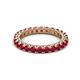 2 - Ellen 2.70 mm Ruby Eternity Band 