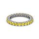 2 - Ellen 2.70 mm Yellow Sapphire Eternity Band 
