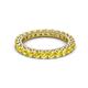 2 - Ellen 2.70 mm Yellow Sapphire Eternity Band 
