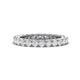 1 - Ellen 2.70 mm White Sapphire Eternity Band 