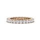 1 - Ellen 2.70 mm White Sapphire Eternity Band 