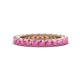 1 - Ellen 2.70 mm Pink Sapphire Eternity Band 