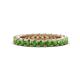 1 - Ellen 2.70 mm Green Garnet Eternity Band 