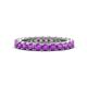 1 - Ellen 2.70 mm Amethyst Eternity Band 