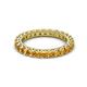 2 - Ellen 2.70 mm Citrine Eternity Band 