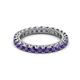 2 - Ellen 2.70 mm Iolite Eternity Band 