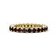 1 - Ellen 2.70 mm Red Garnet Eternity Band 