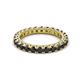 2 - Ellen 2.70 mm Black Diamond Eternity Band 