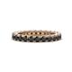 1 - Ellen 2.70 mm Black Diamond Eternity Band 