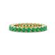 1 - Ellen 2.70 mm Emerald Eternity Band 