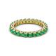 2 - Ellen 2.70 mm Emerald Eternity Band 