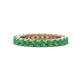 1 - Ellen 2.70 mm Emerald Eternity Band 