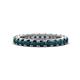 1 - Ellen 2.70 mm London Blue Topaz Eternity Band 