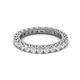 2 - Ellen 2.70 mm White Sapphire Eternity Band 
