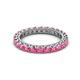 2 - Ellen 2.70 mm Pink Tourmaline Eternity Band 