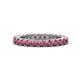 1 - Ellen 2.70 mm Rhodolite Garnet Eternity Band 