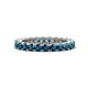 1 - Ellen 2.70 mm Blue Diamond Eternity Band 