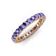 3 - Ellen 2.70 mm Tanzanite Eternity Band 