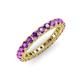 3 - Ellen 2.70 mm Amethyst Eternity Band 