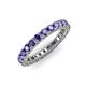 3 - Ellen 2.70 mm Iolite Eternity Band 