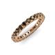 3 - Ellen 2.70 mm Smoky Quartz Eternity Band 