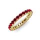 3 - Ellen 2.70 mm Ruby Eternity Band 
