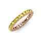 3 - Ellen 2.70 mm Yellow Sapphire Eternity Band 