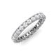3 - Ellen 2.70 mm White Sapphire Eternity Band 