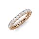 3 - Ellen 2.70 mm White Sapphire Eternity Band 